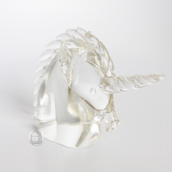 Cartier Unicorn Paperweight Crystal Desk Accessory in Box by Archimede Seguso - Picture 10 of 17